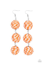 Load image into Gallery viewer, Laguna Lanterns - Orange Paparazzi Earrings
