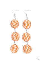 Load image into Gallery viewer, Laguna Lanterns - Orange Paparazzi Earrings
