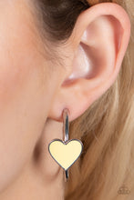 Load image into Gallery viewer, Kiss Up - Yellow - Paparazzi Earrings
