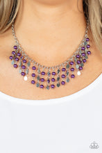 Load image into Gallery viewer, Wall Street Stylist - Purple Paparazzi Necklace
