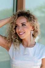 Load image into Gallery viewer, Superstar Solo - White Paparazzi Earrings

