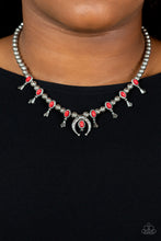 Load image into Gallery viewer, Luck Of The West - Red Paparazzi Necklace
