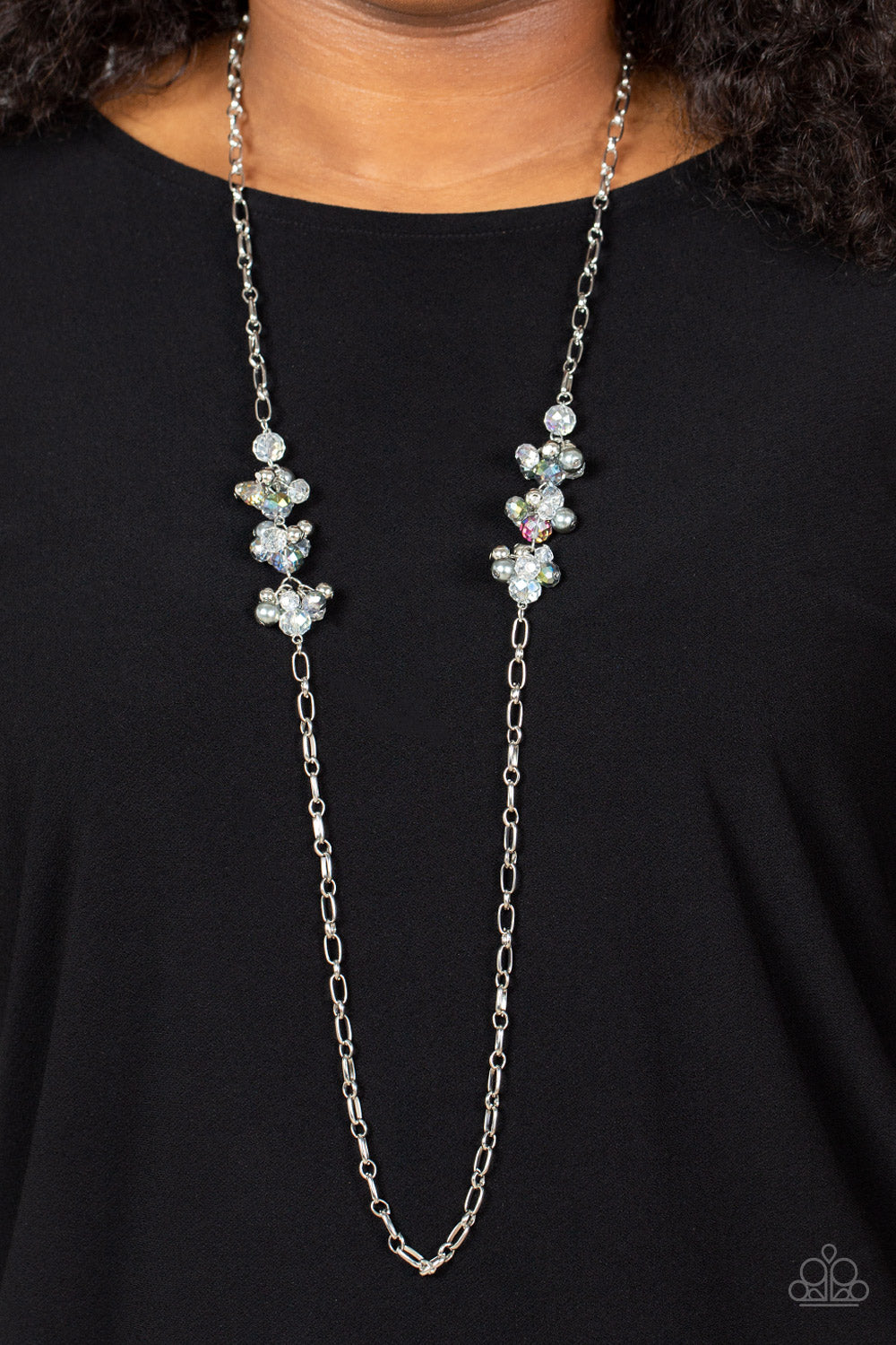 Poshly Parisian - Silver Paparazzi Necklace
