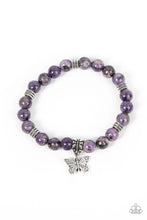 Load image into Gallery viewer, Butterfly Nirvana - Purple Paparazzi Bracelet
