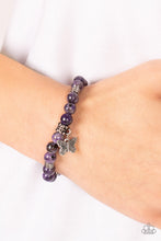 Load image into Gallery viewer, Butterfly Nirvana - Purple Paparazzi Bracelet
