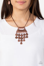 Load image into Gallery viewer, Totem Trek - Copper Paparazzi Necklace
