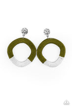 Load image into Gallery viewer, Thats a WRAPAROUND - Green Paparazzi Earrings

