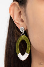 Load image into Gallery viewer, Thats a WRAPAROUND - Green Paparazzi Earrings
