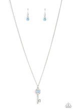 Load image into Gallery viewer, Prized Key Player - Blue Paparazzi Necklace
