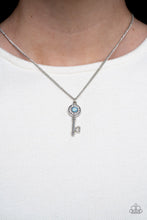 Load image into Gallery viewer, Prized Key Player - Blue Paparazzi Necklace
