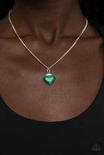 Load image into Gallery viewer, Gracefully Gemstone - Green Paparazzi Necklace
