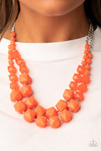 Load image into Gallery viewer, Summer Excursion - Orange Paparazzi Necklace
