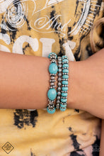 Load image into Gallery viewer, Take By SANDSTORM - Blue Paparazzi Accessories
