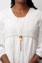Load image into Gallery viewer, Reel It In - Yellow Paparazzi Necklace
