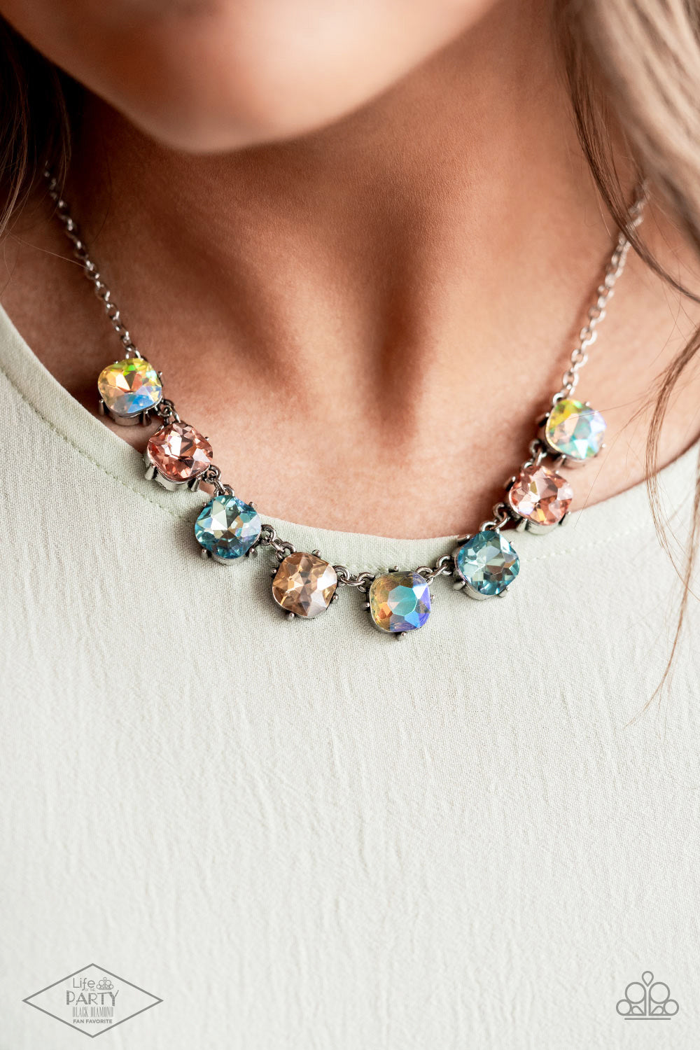 Dreamy Decorum Multi  Paparazzi Necklace