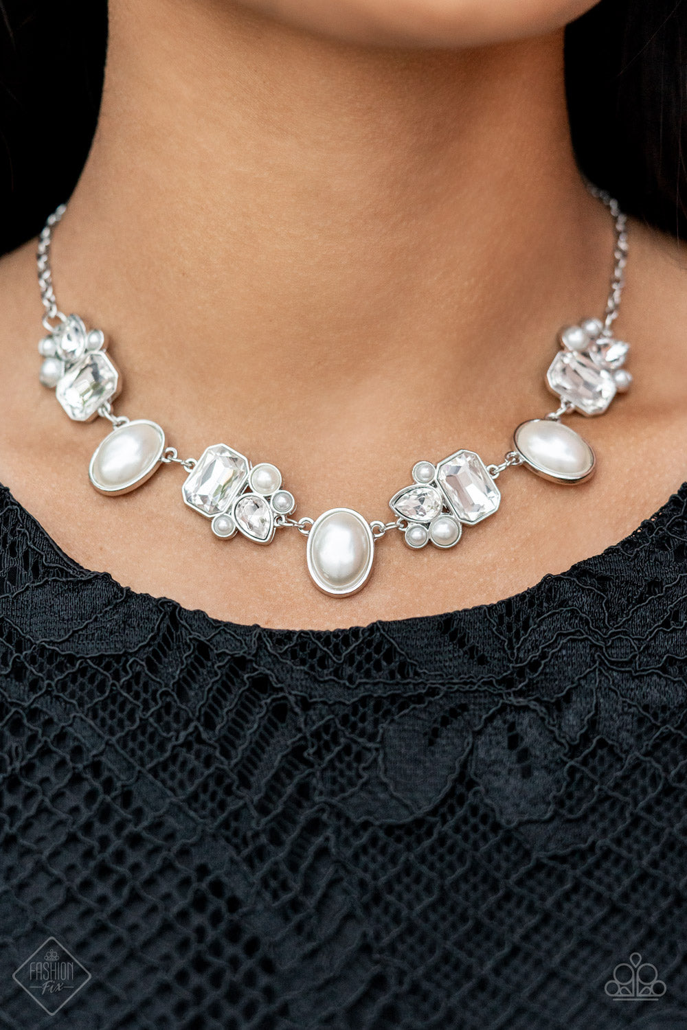 Sensational Showstopper - White Paparazzi Accessories