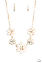 Load image into Gallery viewer, Fiercely Flowering - Gold Paparazzi Accessories
