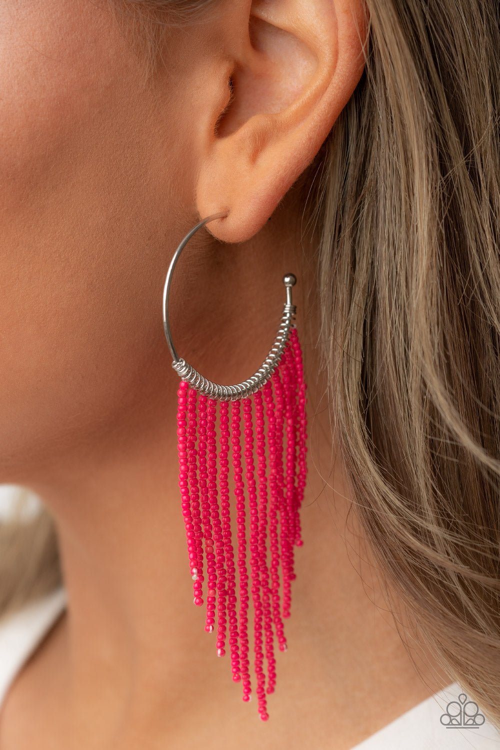 Saguaro Breeze - Pink Paparazzi Earrings