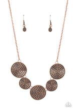Load image into Gallery viewer, Self DISC-overy - Copper Paparazzi Necklace
