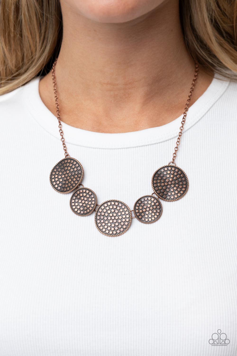 Self DISC-overy - Copper Paparazzi Necklace