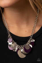 Load image into Gallery viewer, Oceanic Opera - Purple Paparazzi Necklace
