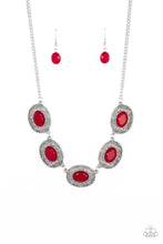 Load image into Gallery viewer, Sunshiny Shimmer - Red Paparazzi Necklace
