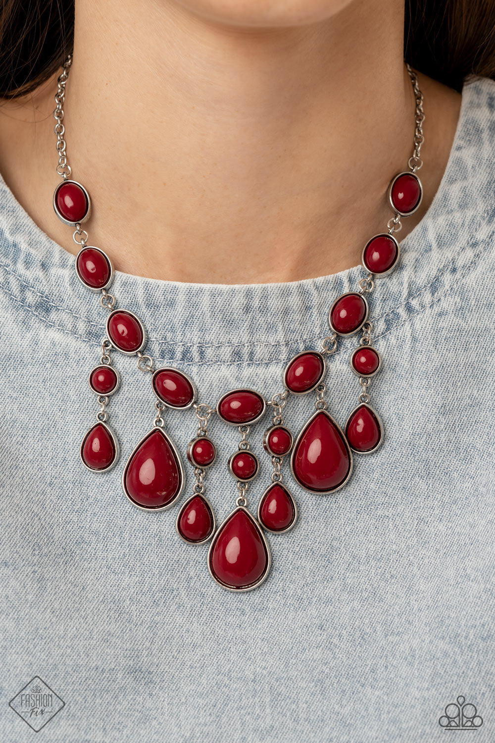Mediterranean Mystery - Red Paparazzi Accessories