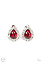 Load image into Gallery viewer, Paparazzi 💖Haute Happy Hour - Red Clip-on 💖Earrings
