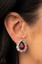 Load image into Gallery viewer, Paparazzi 💖Haute Happy Hour - Red Clip-on 💖Earrings
