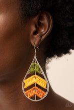Load image into Gallery viewer, Nice Threads - Multi Paparazzi Earrings

