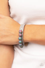 Load image into Gallery viewer, Saturn Safari - Silver Paparazzi Bracelet
