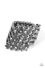 Load image into Gallery viewer, Slanted Smolder - Black Paparazzi Ring
