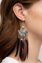 Load image into Gallery viewer, Paparazzi Plume Paradise - Multi Feather Earrings
