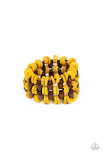Load image into Gallery viewer, Galapagos Go-Getter - Yellow Paparazzi Bracelet
