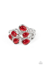 Load image into Gallery viewer, Cats Eye Cadence - Red Paparazzi Ring
