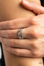 Load image into Gallery viewer, Fractal Fascination - Silver 💖 Paparazzi Ring
