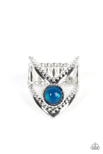Load image into Gallery viewer, Axial Angle - Blue Paparazzi Ring
