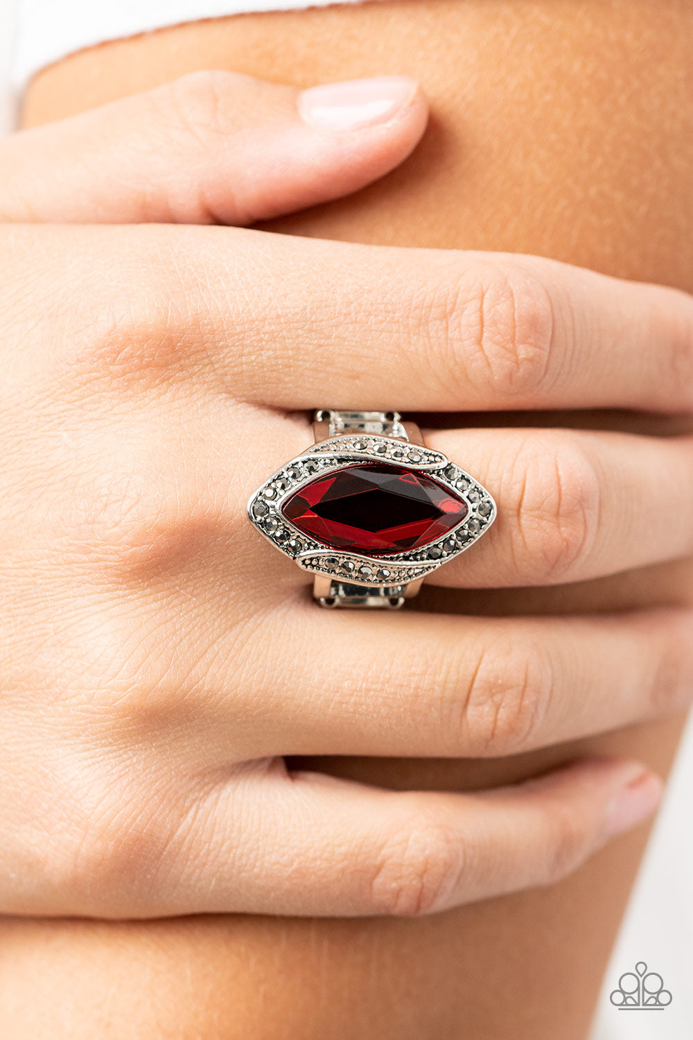 Let Me Take a REIGN Check - Red Paparazzi Ring