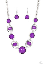 Load image into Gallery viewer, Paparazzi Eye of the BEAD-holder - Purple💖Necklace
