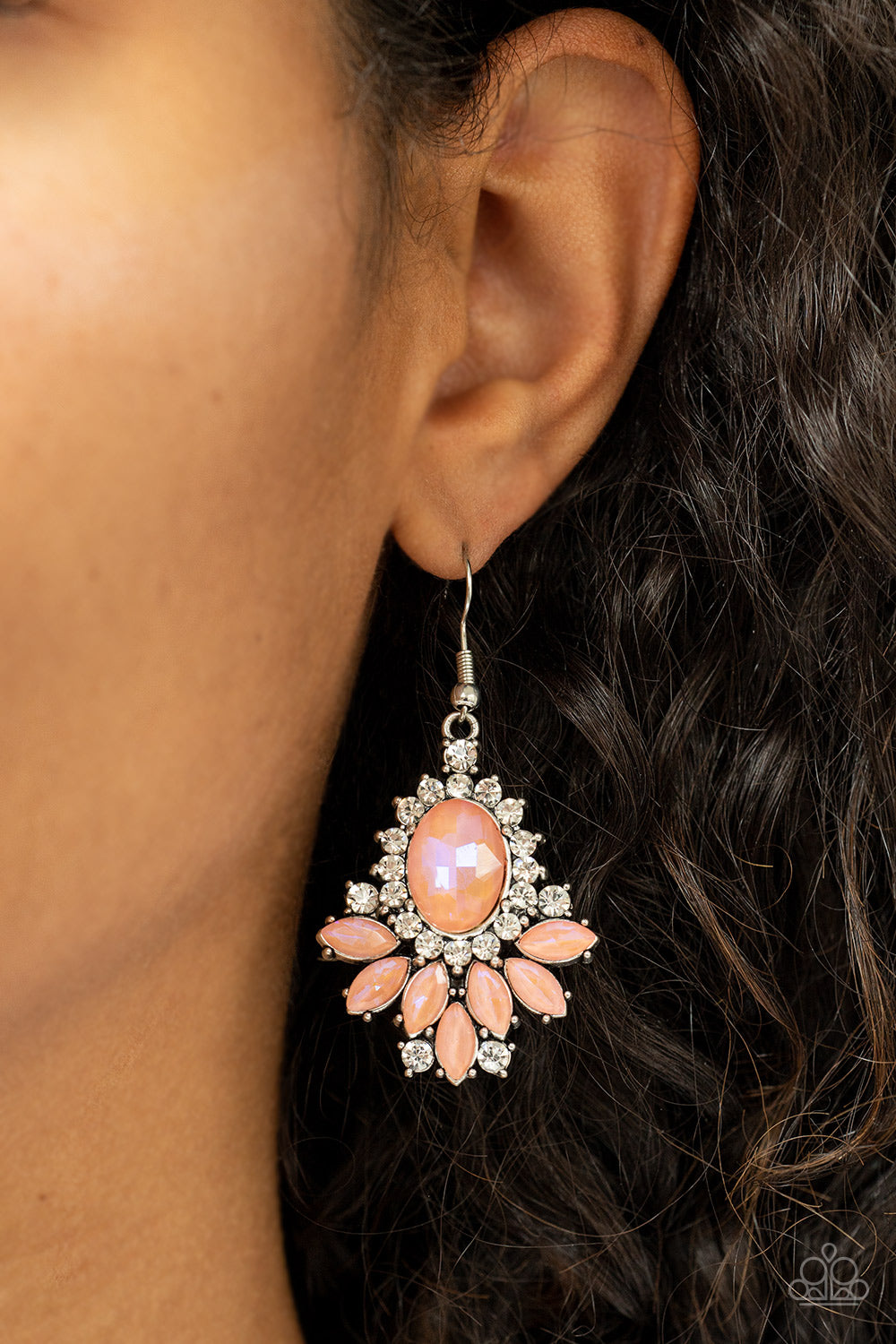 Paparazzi Magic Spell Sparkle - Orange💖Earrings