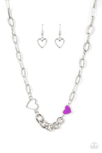 Load image into Gallery viewer, Paparazzi Littlest Charmer - Purple💖Necklace
