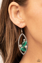 Load image into Gallery viewer, Famously Fashionable - Green Paparazzi Earrings

