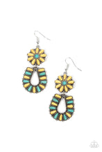 Load image into Gallery viewer, Badlands Eden - Yellow Paparazzi Earrings
