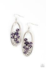 Load image into Gallery viewer, Prismatic Poker Face - Purple Paparazzi Earrings
