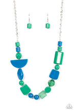 Load image into Gallery viewer, Tranquil Trendsetter - Green Necklace Paparazzi Accessories
