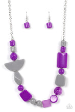 Load image into Gallery viewer, Tranquil Trendsetter - Purple Paparazzi Necklace
