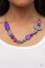 Load image into Gallery viewer, Tranquil Trendsetter - Purple Paparazzi Necklace
