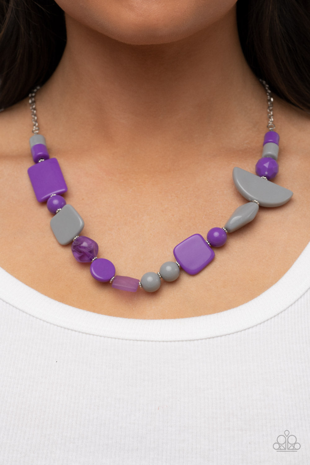Tranquil Trendsetter - Purple Paparazzi Necklace