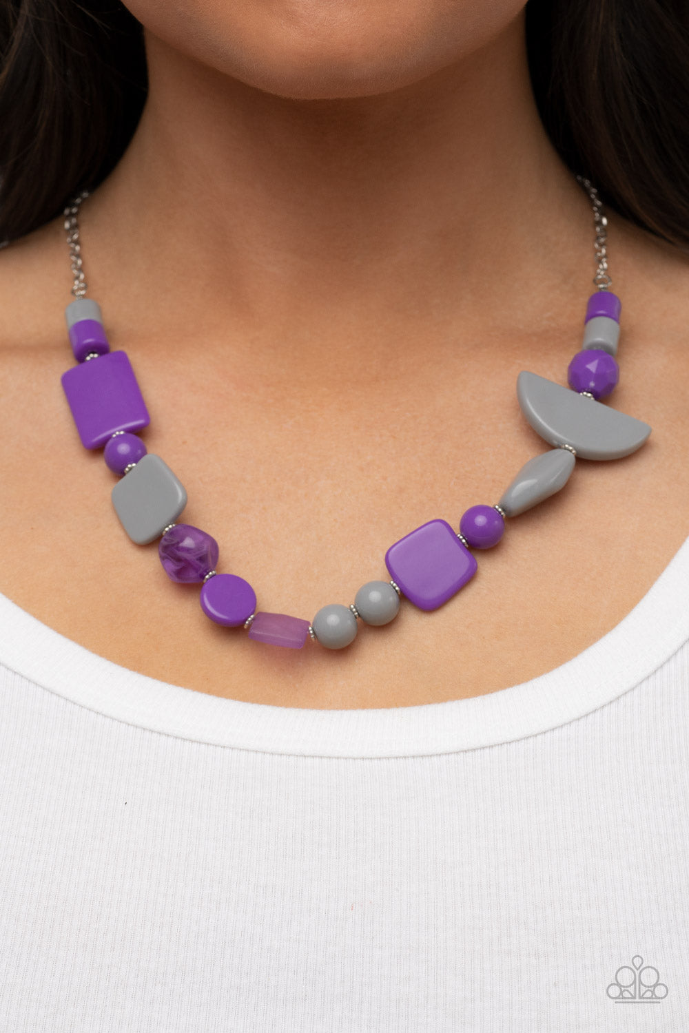 Tranquil Trendsetter - Purple Paparazzi Necklace