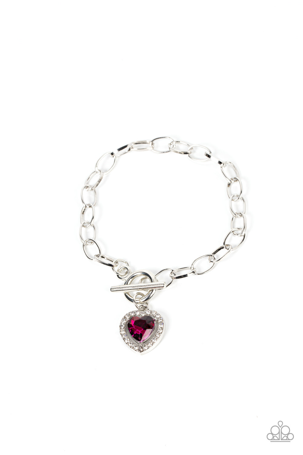 Load image into Gallery viewer, Till DAZZLE Do Us Part - Pink Paparazzi Bracelet